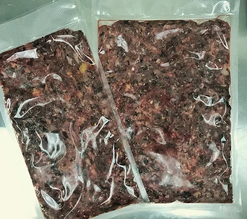 Raw Ground Whole Quail with Feathers