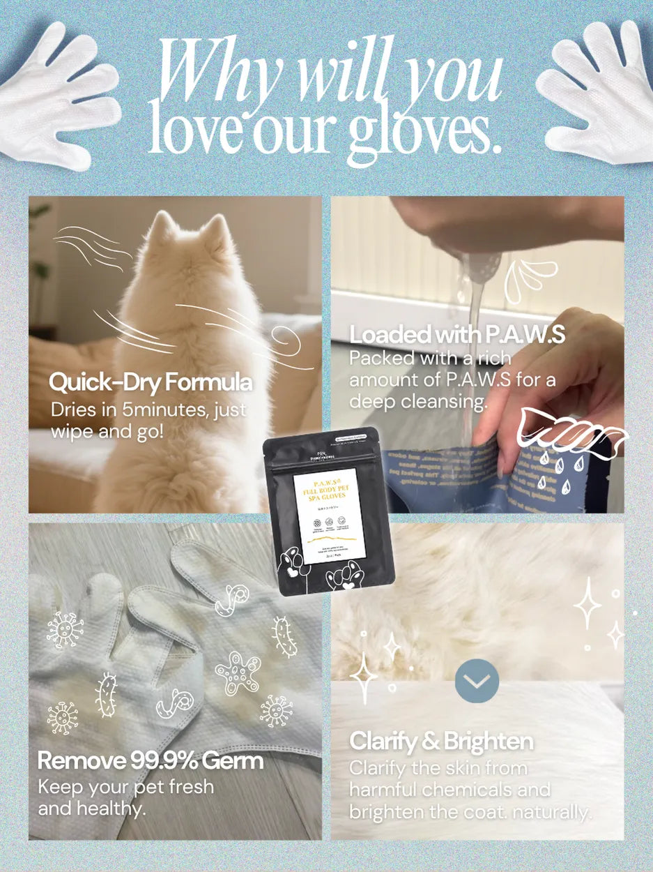 FOR FURRY Friends Spa Gloves