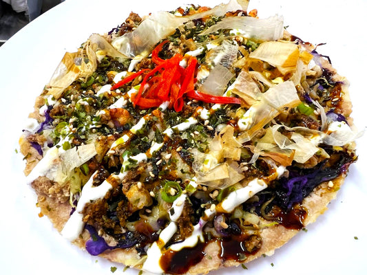 Okonomiyaki Meatzza