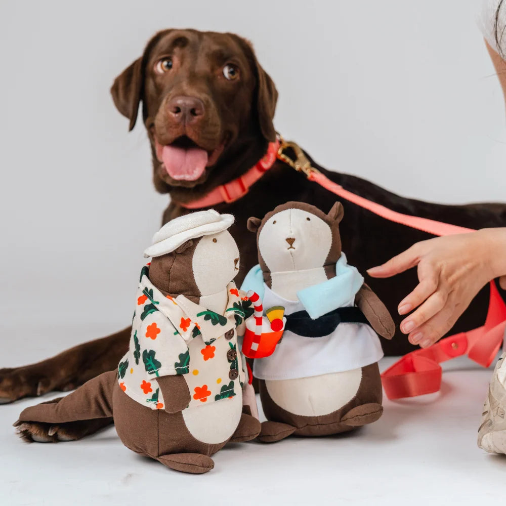Gentle Pup Bishan the Otter Squeaker Toy