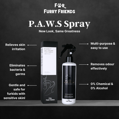 FOR FURRY FRIENDS Pet's Activated Water Sanitizer (P.A.W.S)