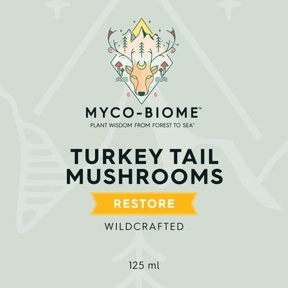ADORED BEAST MYCO-BIOME Turkey Tail Mushrooms (Triple Liquid Extract) 125ml